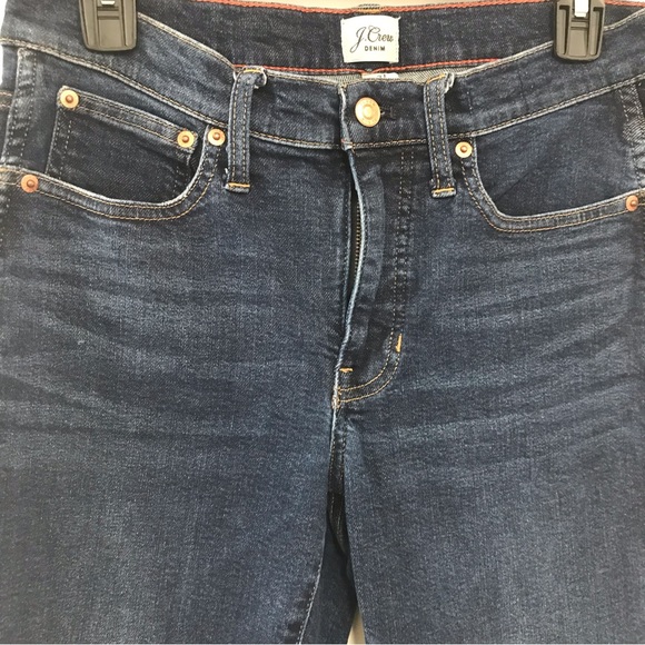 J.Crew Dark Wash 9" Vintage Straight Jeans - Picture 4 of 8